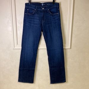 7 For All Mankind Mens Austyn Relaxed Straight Jean, Size 31